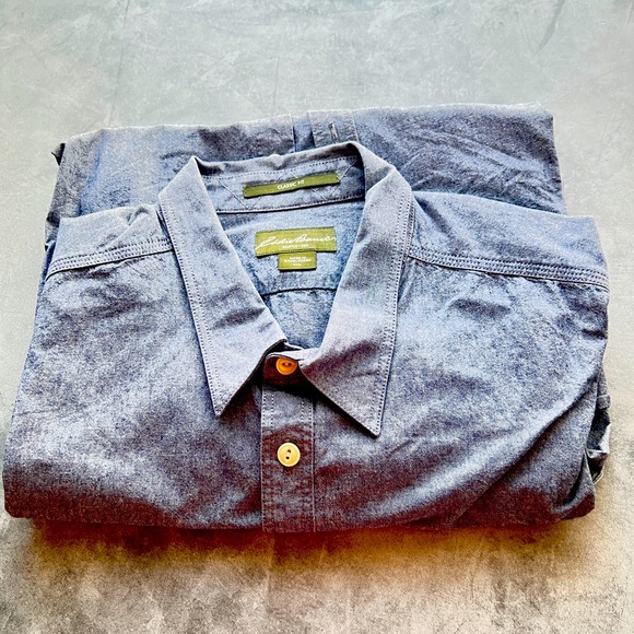 Eddie Bauer Classic Fit Cotton shirt in XXL NWOT - Picture 2 of 5